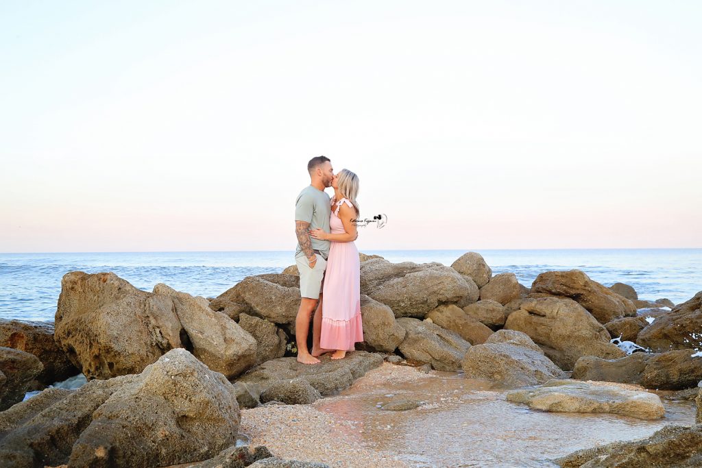 Engagement and proposal portrait photography sessions at Florida beaches and parks.
